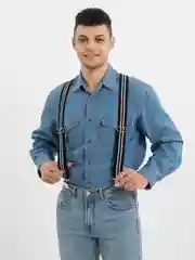 Угольный подтяжки мужские, большой размер