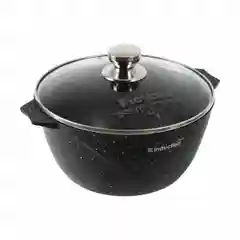 Кастрюля 3л для индукционной плиты со стеклянной крышкой Induction Pro