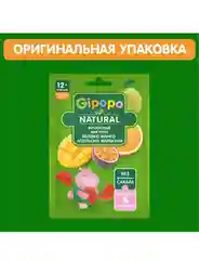 Фруктовые фигурки детские GIPOPO с 12 месяцев, Яблоко, манго, апельсин, маракуйя, 15 г