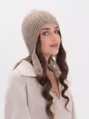 Коричневый шапка женская