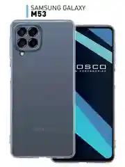 Прозрачный силиконовый чехол ROSCO для Samsung Galaxy M53, с защитой камер