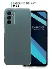 Прозрачный силиконовый чехол ROSCO для Samsung Galaxy M23 с защитой камер