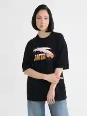 Черный футболка спортивная