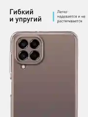Прозрачный силиконовый чехол ROSCO для Samsung Galaxy M33, с защитой камер