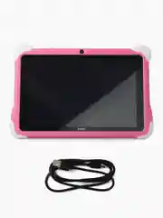 Кораллово-розовый планшет для детей Hoco HI10 3/32, защитный корпус, на OC Android, Wi-Fi, Kids mode