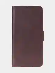 Терракотовый чехол-книжка для Tecno Spark 30C из высококачественной искусственной кожи