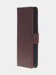 Терракотовый чехол-книжка для Tecno Spark 30C из высококачественной искусственной кожи