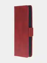 Алый чехол-книжка для Tecno Spark 30C из высококачественной искусственной кожи