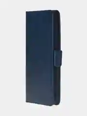Темно-синий чехол-книжка для Tecno Spark 30C из высококачественной искусственной кожи