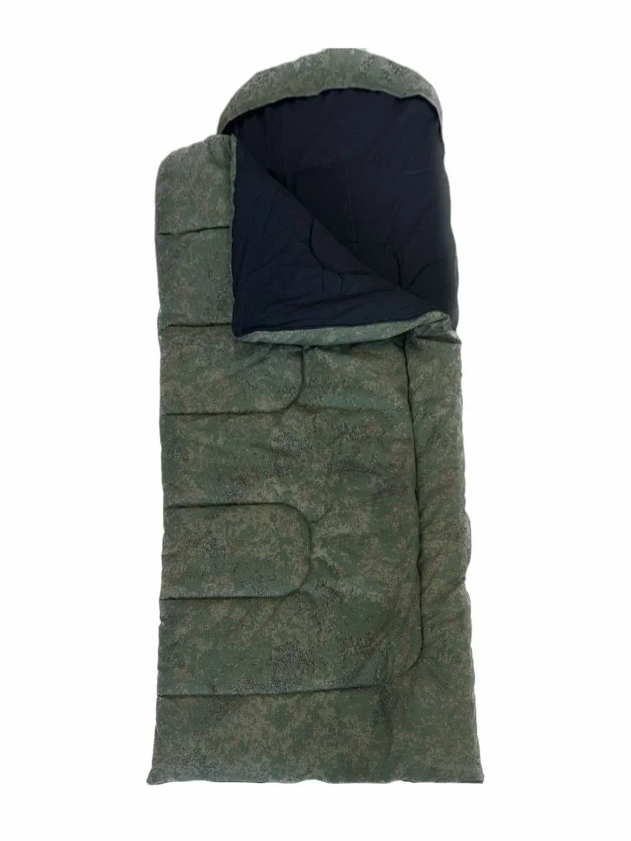 Зелёный хаки спальный мешок водоотталкивающий "Oxford" size 200х90 см