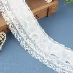 Бронзовый кружево для шитья и декора