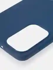 Синий чехол для Samsung Galaxy M23 силиконовый ROSCO матовый тонкий с бортиком-защитой камер