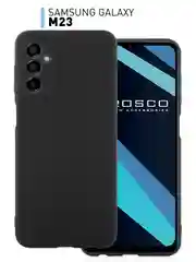 Чехол для Samsung Galaxy M23 силиконовый ROSCO матовый тонкий с бортиком-защитой камер