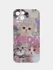 Бежевый apple iPhone 14, Айфон 14 чехол матовый с обьемный с принтом для iPhone 14