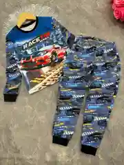 Индиго детскаая пижама для мальчика,домашний комплект с красочным принтом