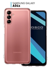 Силиконовый чехол ROSCO для Samsung Galaxy A04S, с защитой камер