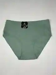 Зеленый трусы женские,комплект,в рубчик,3 штуки,большие размеры
