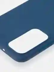 Синий чехол ROSCO для Samsung Galaxy M13, матовый, силиконовый, бортик вокруг камер
