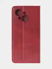 Красный чехол-книжка для Tecno Spark GO1 / Tecno Spark GO 2025 из высококачественной кожи