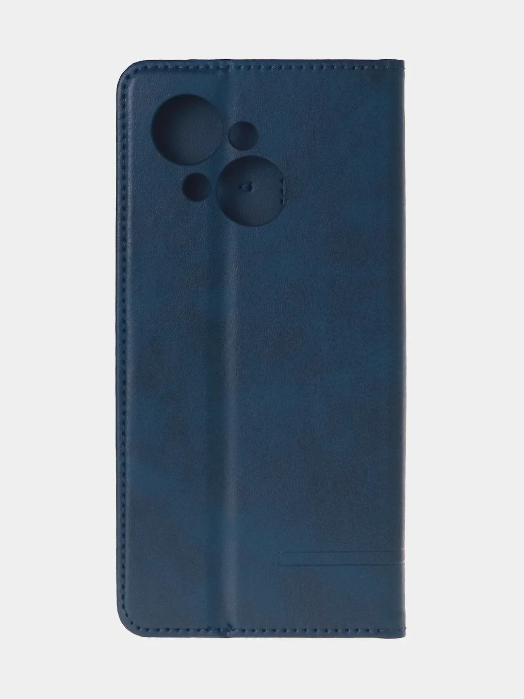 Синий чехол-книжка для Tecno Spark GO1 / Tecno Spark GO 2025 из высококачественной кожи