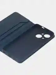 Синий чехол-книжка для Tecno Spark GO1 / Tecno Spark GO 2025 из высококачественной кожи