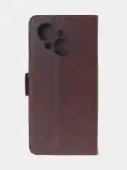 Терракотовый чехол-книжка для Tecno Spark GO1 / Tecno Spark GO 2025 из высококачественной кожи