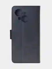 Угольный чехол-книжка для Tecno Spark GO1 / Tecno Spark GO 2025 из высококачественной кожи