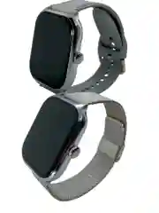 Серый умные часы, Smart Watch 9 серии, с поддержкой звонков и смс, с дополнительным ремешком