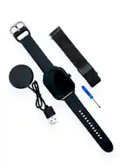 Черный умные часы, Smart Watch 9 серии, с поддержкой звонков и смс, с дополнительным ремешком