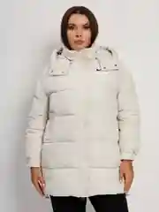 Светло-бежевый куртка женская зимняя