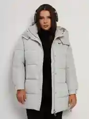 Серый куртка женская зимняя