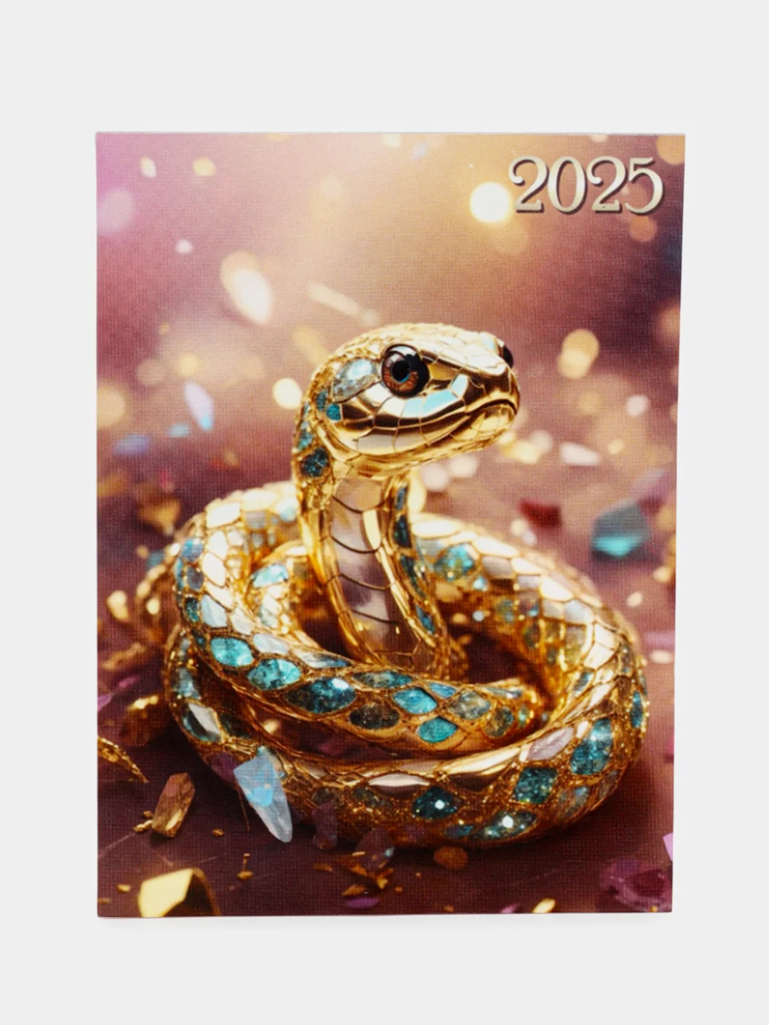 Медный календарь отрывной на магните 2025 (10*13,5 см)
