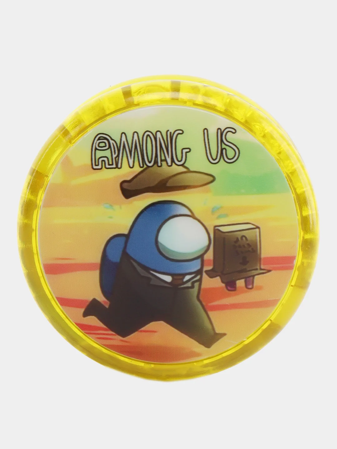 Желтый игрушка Йо-йо Человек паук / Амонг Ас / Among Us
