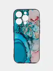 Фуксия чехол для iPhone 16 Pro с принтом, с рисунком (Айфон 16 Про)