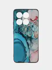 Фуксия чехол для Xiaomi 14T с принтом, с рисунком (Сяоми 14Т)