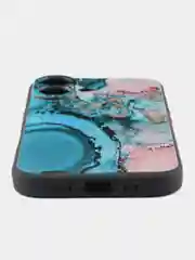Фуксия чехол для iPhone 16 с принтом, с рисунком (Айфон 16)