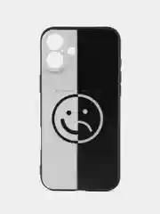 Золотистый хаки чехол для iPhone 16 Plus с принтом, с рисунком (Айфон 16 Плюс)