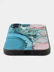 Фуксия чехол для iPhone 16 Plus с принтом, с рисунком (Айфон 16 Плюс)
