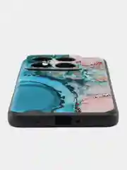 Фуксия чехол для Xiaomi 14T Pro с принтом, с рисунком (Сяоми 14Т Про)