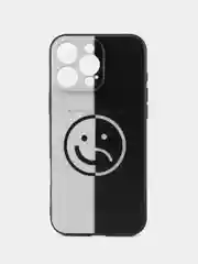 Золотистый хаки чехол для iPhone 16 Pro Max с принтом, с рисунком (Айфон 16 Про Макс)