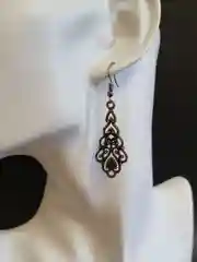 Бронзовый серьги женские