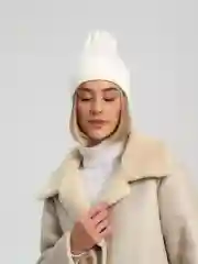 Белый шапка зимняя бини осенняя тыковка