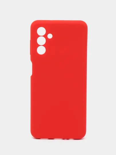 Красный чехол для Samsung A05s, A05, A04s, M33, A02 с бархатом внутри, противоударный