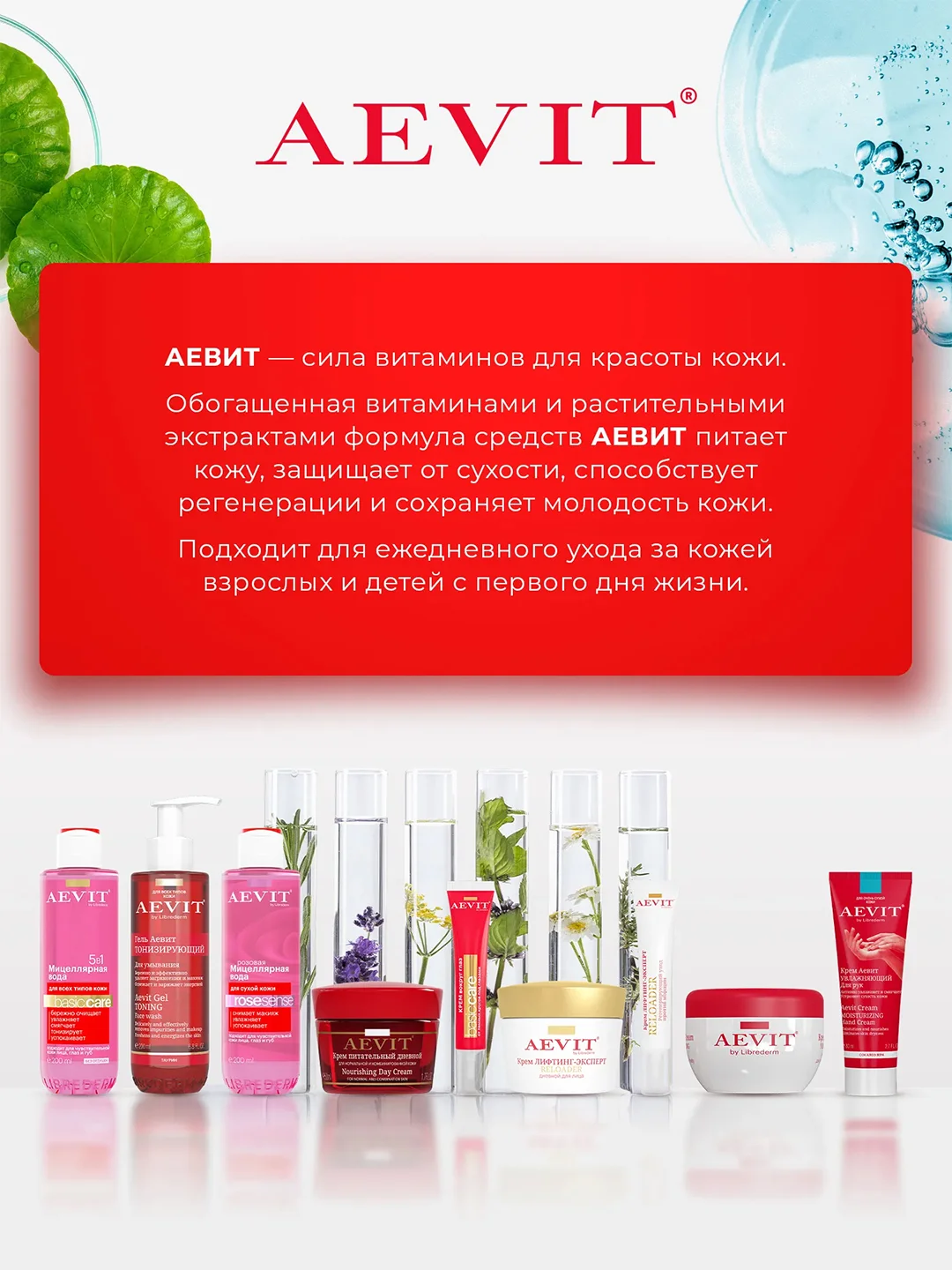 AEVIT BY LIBREDERM BASIC CARE лосьон-активатор отшелушивающий с АНА кислотам 200 мл