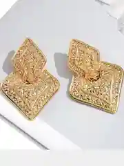 Золотой серьги массивные, женские
