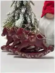 Набор новогодних игрушек из гипса