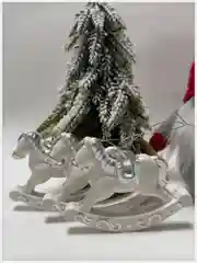 Набор новогодних игрушек из гипса