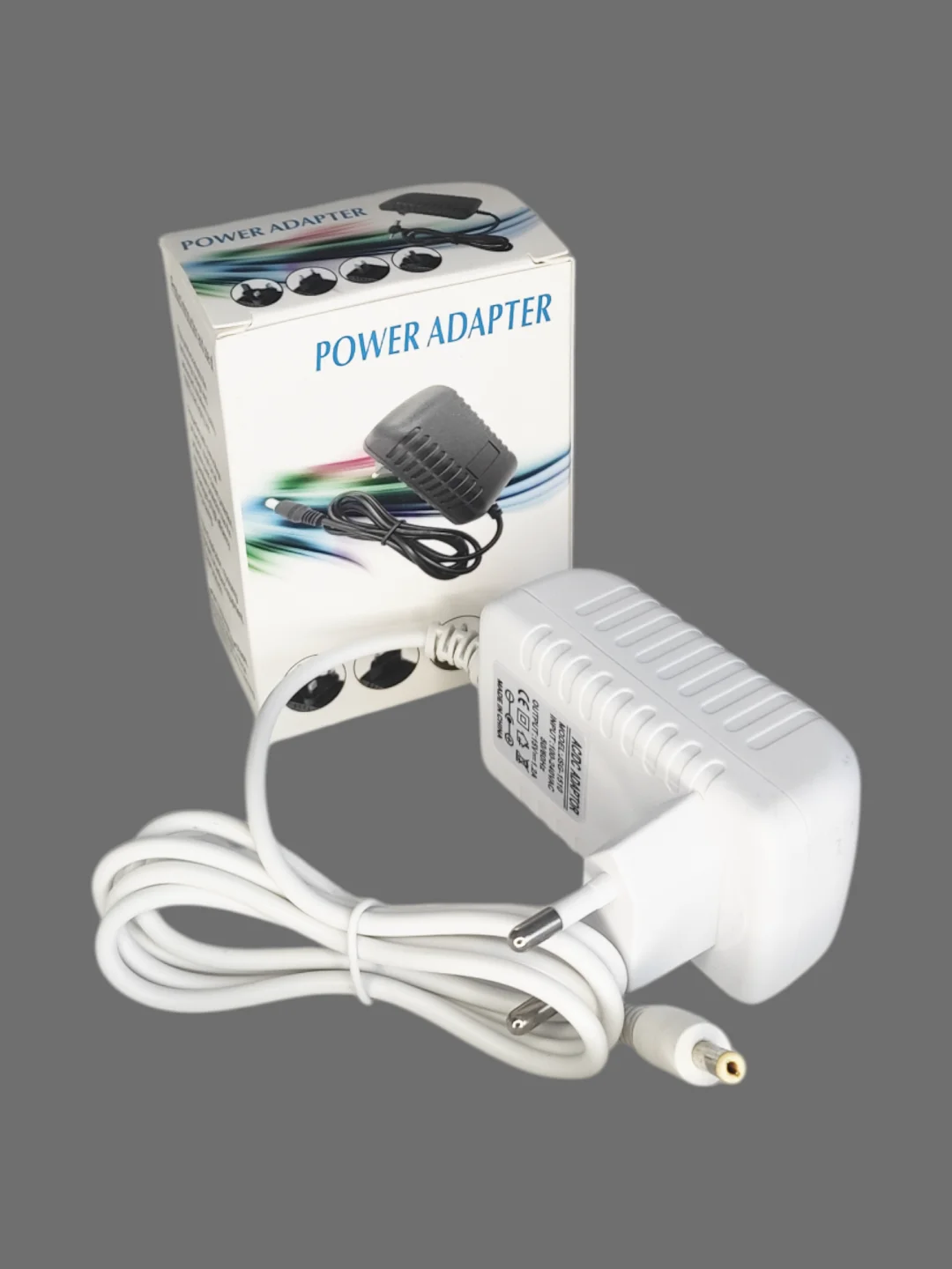 Белый блок питания для умной колонки Алиса Мини 15V 1,2A (4,0x1,7мм)