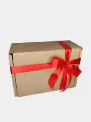 Аметистовый подарочная коробка, 22 х 16,5 х 10 см, с наполнителем и атласной лентой