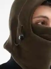 Зелёный хаки балаклава из флиса